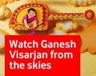Vodafone Offers Dekho Ganesh Visarjan Aasman Se!