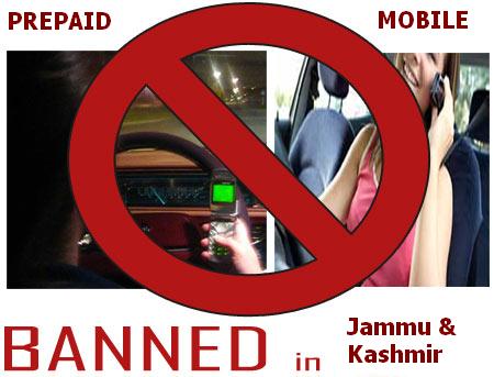 Pre-paid Mobile connections may be banned in J&K