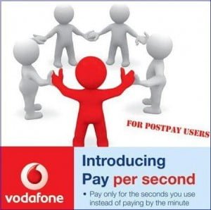 Vodafone Pay Per Second Now On Postpaid