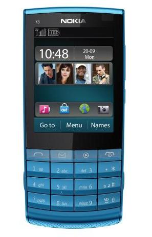 As Nokia's first 'Touch and Type' phone, the Nokia X3 allows people to tap 