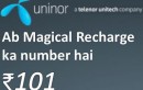 Uninor Launches Magical Special Recharge Voucher At Rs 101
