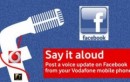 Vodafone Launches FACEBOOK Voice Update Service
