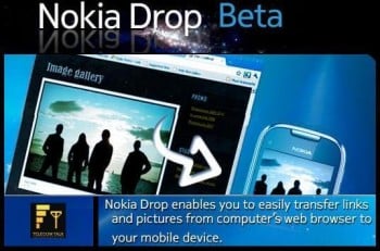 Nokia Drop, una app para enviar contenido del navegador al smartphone