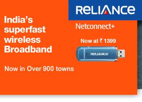 Reliance Revises its Netconnect Plus Prepaid Tariff Plans