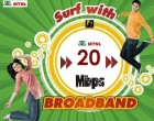 MTNL Mumbai Launches 10 Mbps and 20 Mbps FTTH Unlimited Broadband Plans