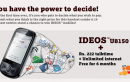 Now Facebook Users to Decide the price of Tata Docomo IDEOS handset