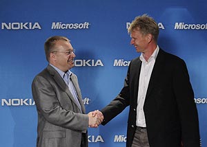  Stephen Elop-Microsoft Business Division President  Kai Öistämö-Nokia Executive Vice President