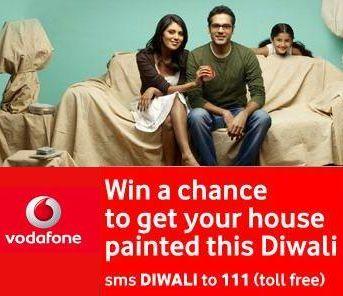 Vodafone Offers Get your House painted for FREE