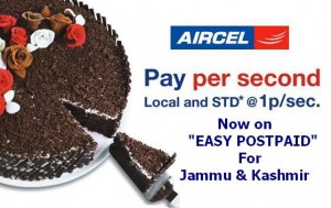 AIRCEL Launches New Postpaid Plans For Jammu and Kashmir