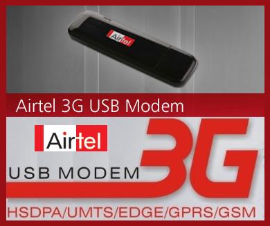 Airtel Launches 3G USB Data Card Rs.3799 |