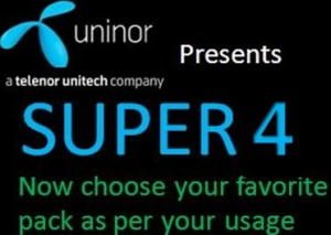 Uninor Launches "SUPER 4" Offers In Andhra Pradesh