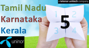 Uninor Launches New Exciting Offers For Tamil Nadu,Karnataka & Kerala
