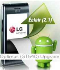 LG Mobile pumps in Eclair 2.1 update for Optimus GT 540