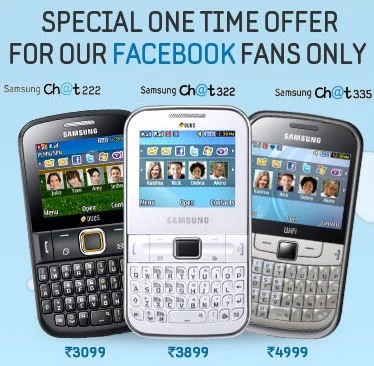 Samsung Showers Special Offer With Chat Phones