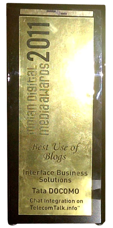 Tata Docomo Wins Gold at India Digital Media Awards For Association with TelecomTalk