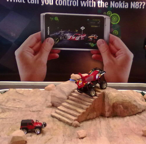 Nokia N8 can Drive the Cars Remotely