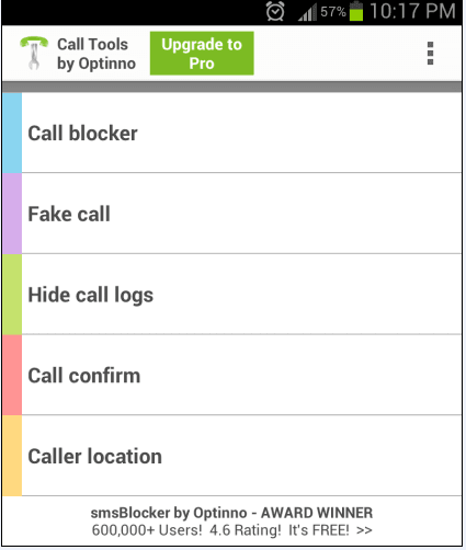 Call confirm clearance app