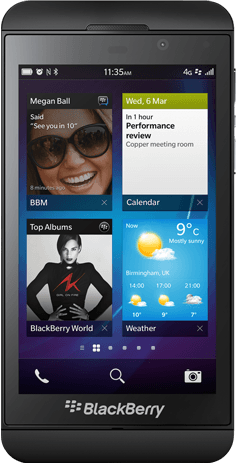 Blackberry Z10 in EMI