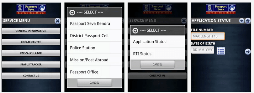 MPassport Seva  android-app