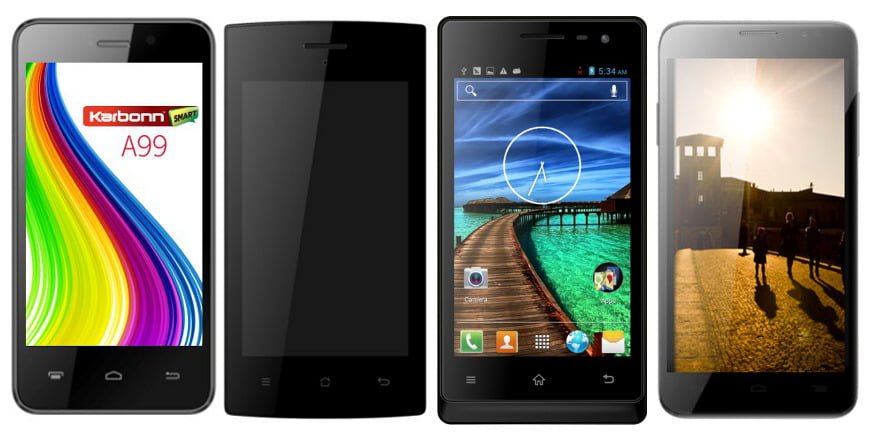 Karbonn launches 4 budget smartphones in India