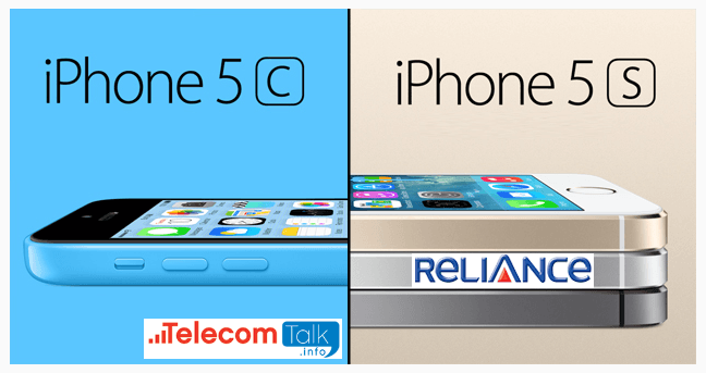 Reliance Communications Launches iPhone 5C and iPhone 5S at Rs.2599 and Rs.2999