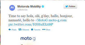 Moto G India