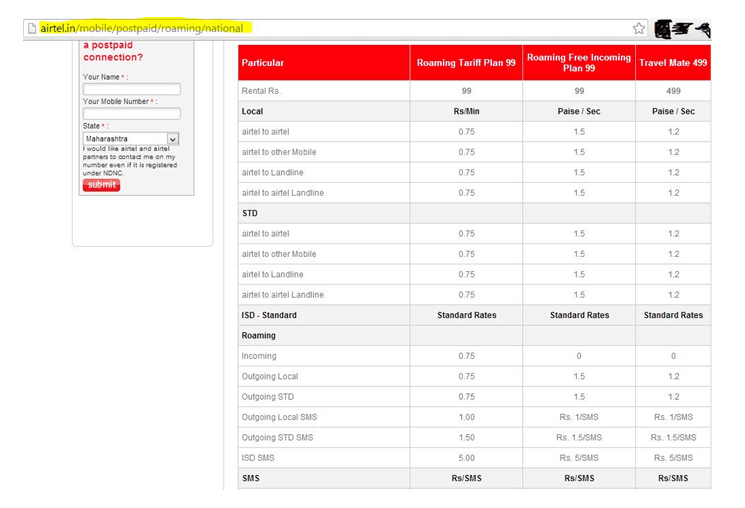 How To Activate Isd Facility On Airtel Post Paid Mobile Bill Payment