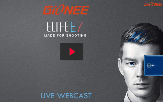 Gionee E7 India Launch Live Webcast