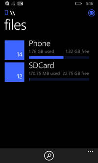 Windows Phone 8.1 File Manager 4