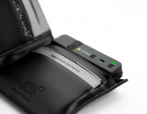 XS Powercard in a wallet