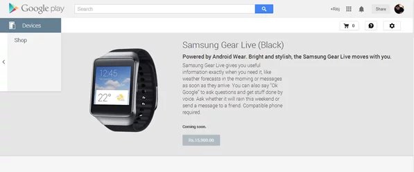Samsung Gear Live