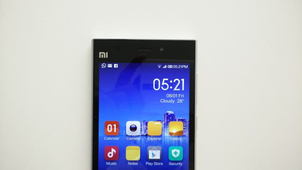 Xiaomi Mi 3 - Front Half