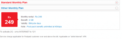 Airtel hikes it’s 2G Data packs for Postpaid users, Now 2GB Data Cost Rs.278 approx