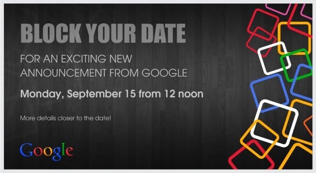 Google Event Invite Android One India