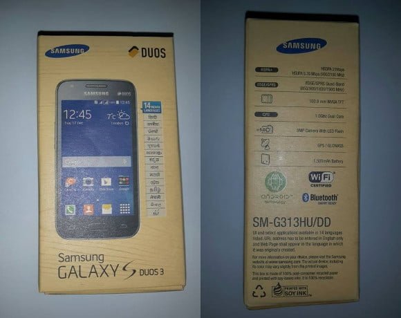 Samsung Galaxy S Duos 3 images and specifications leaked by retailer