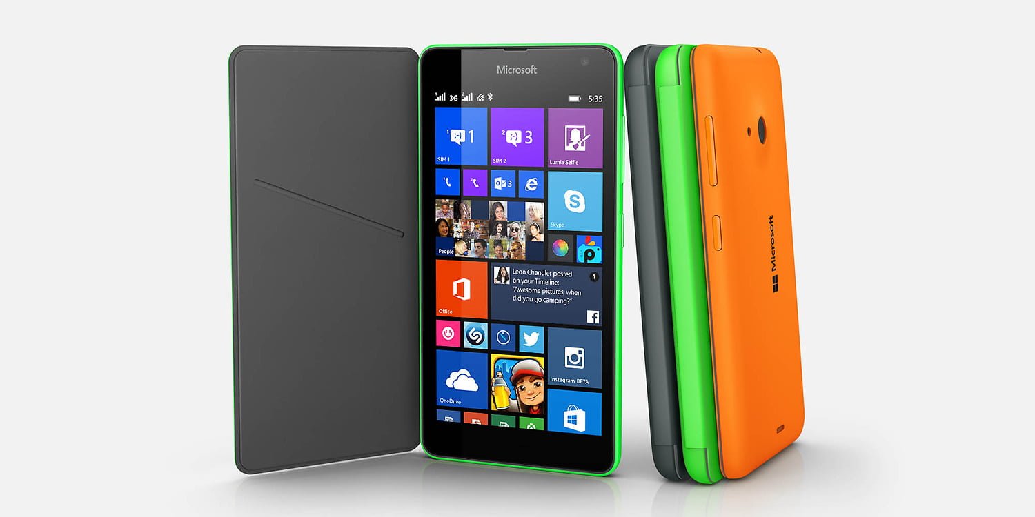 Lumia 535 Dual SIM-Flip Case