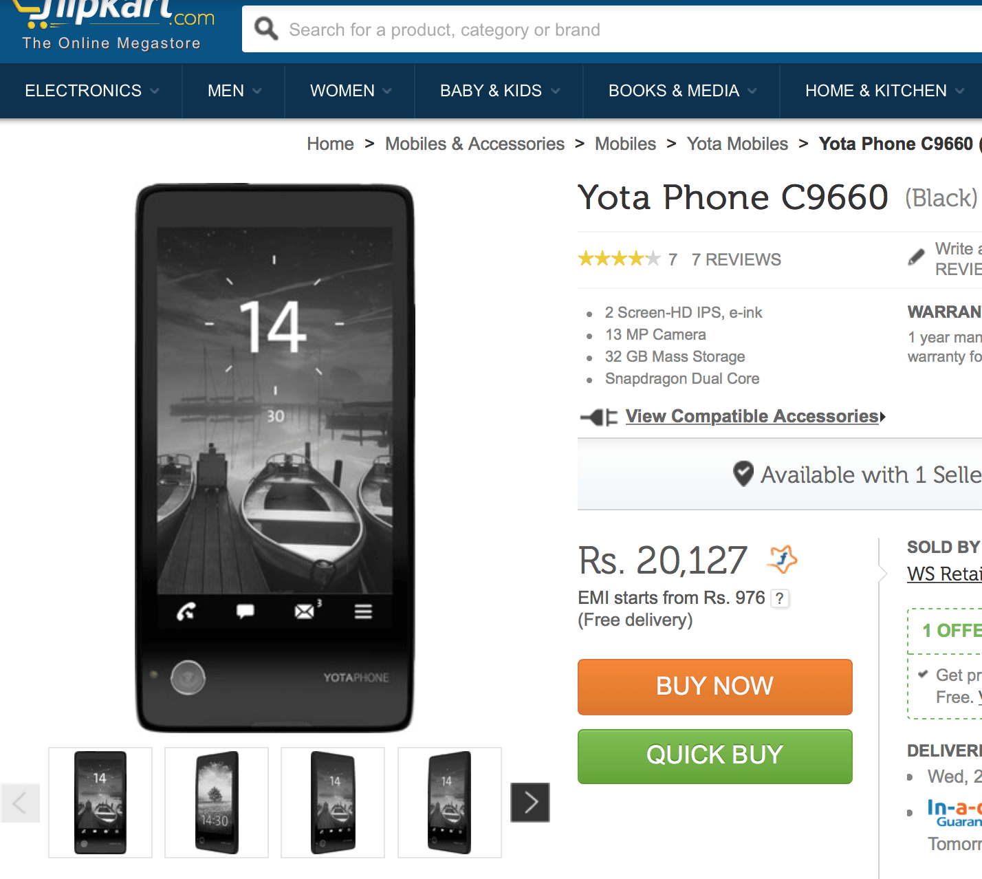 YotaPhone Price Cut India