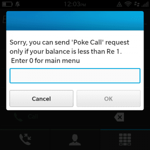 Airtel Poke call service 2