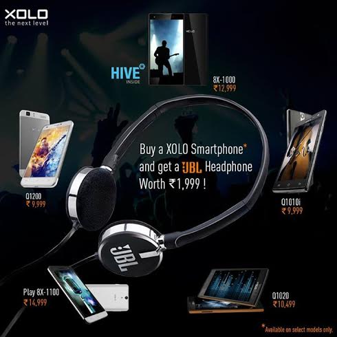 Xolo Smartphones Free JBL Headphones Offer