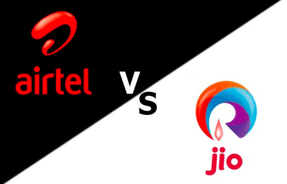 Image result for Airtel vs Reliance Jio