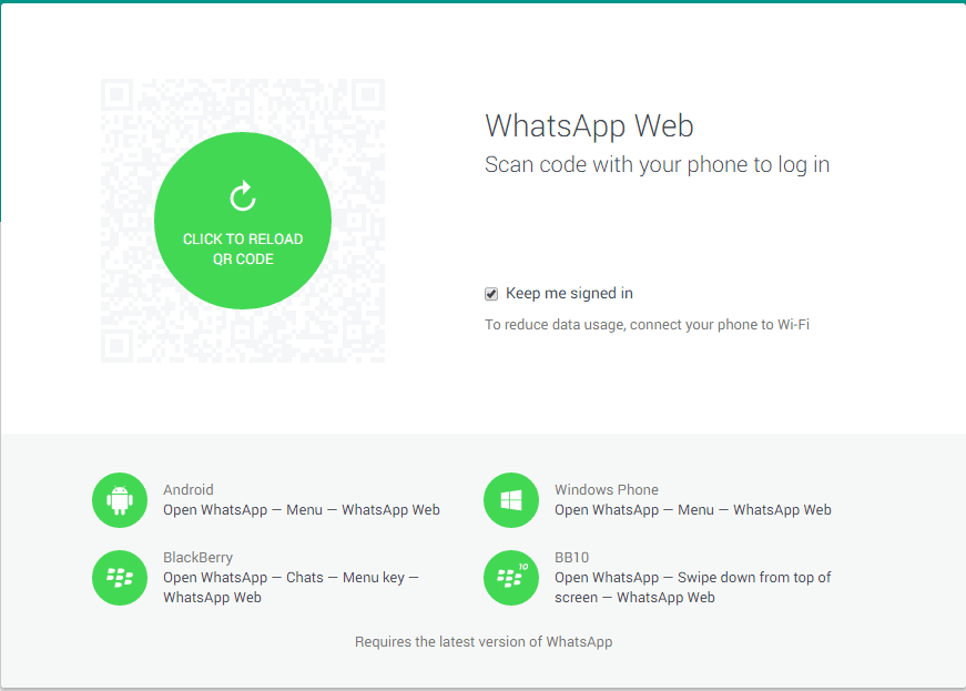 whatsapp web client