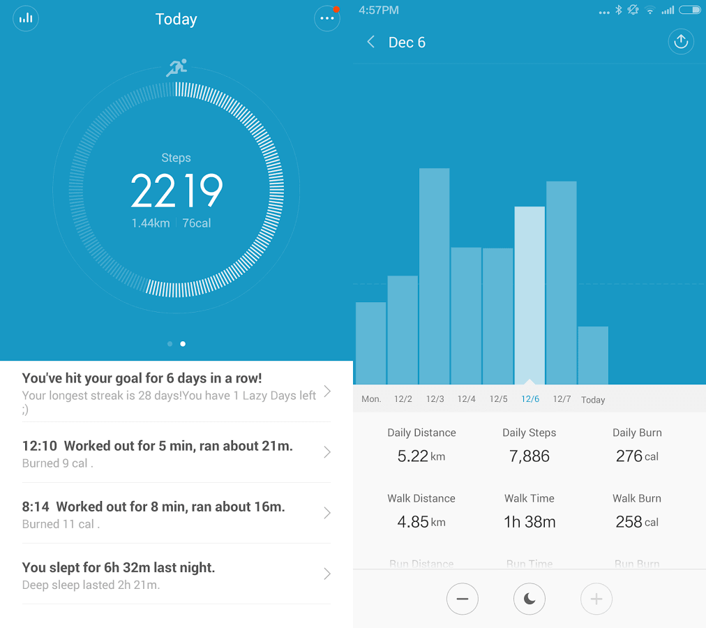 Google fit with mi best sale band 4