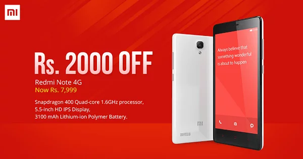 Redmi Note price drop