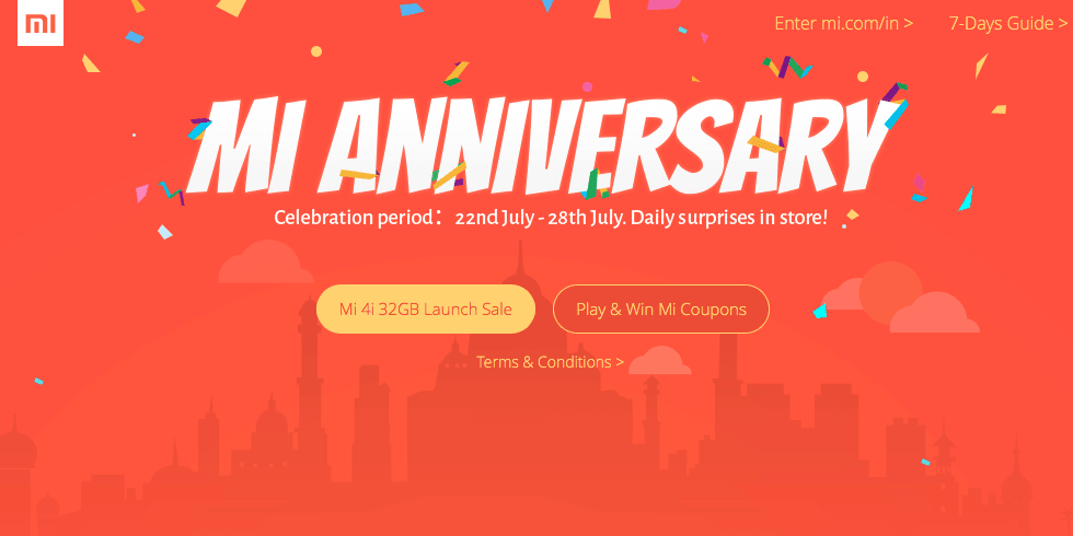 Xiaomi Mi 4i 32GB variant and Mi Store app launched in India marking the company’s first anniversary in the country