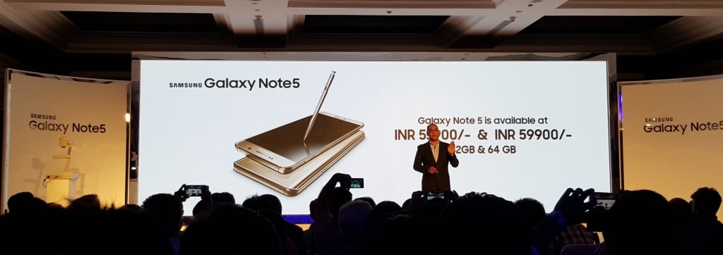 Samsung Galaxy Note 5 India Launch Price