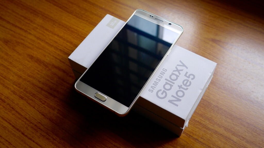 Samsung Galaxy Note 5 Box Package