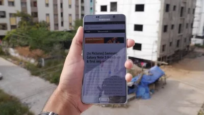 Samsung Galaxy Note 5 Sunlight Legibility
