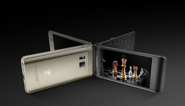 Samsung brings ‘flip’ phone back with the Android-powered W2016