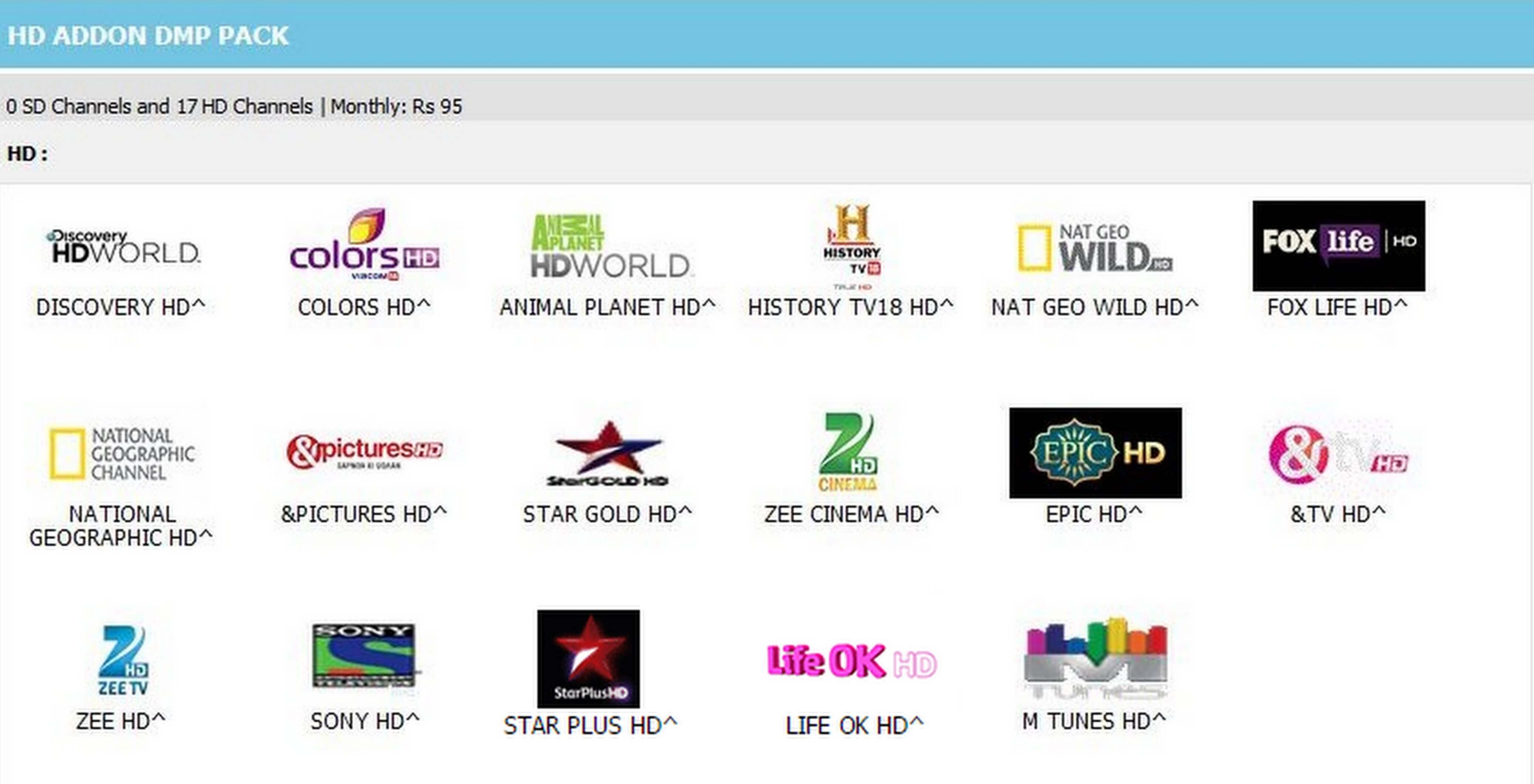TataSky launches HD addon pack with 17 HD channels for Rs. 95 | TelecomTalk