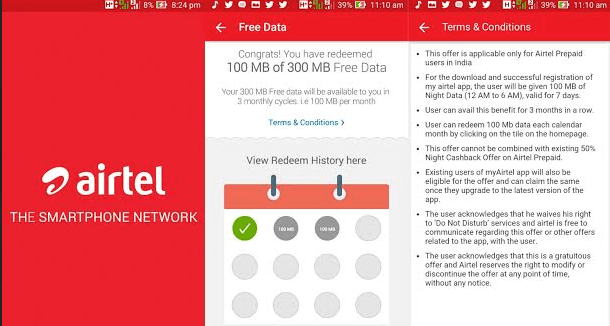 Airtel starts offering free data to those who updating or downloading ...